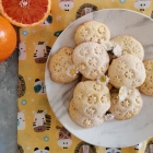 Biscotti vegan all'arancia -senza burro e senza uova