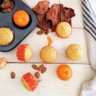 Muffin con clementine e mandorle