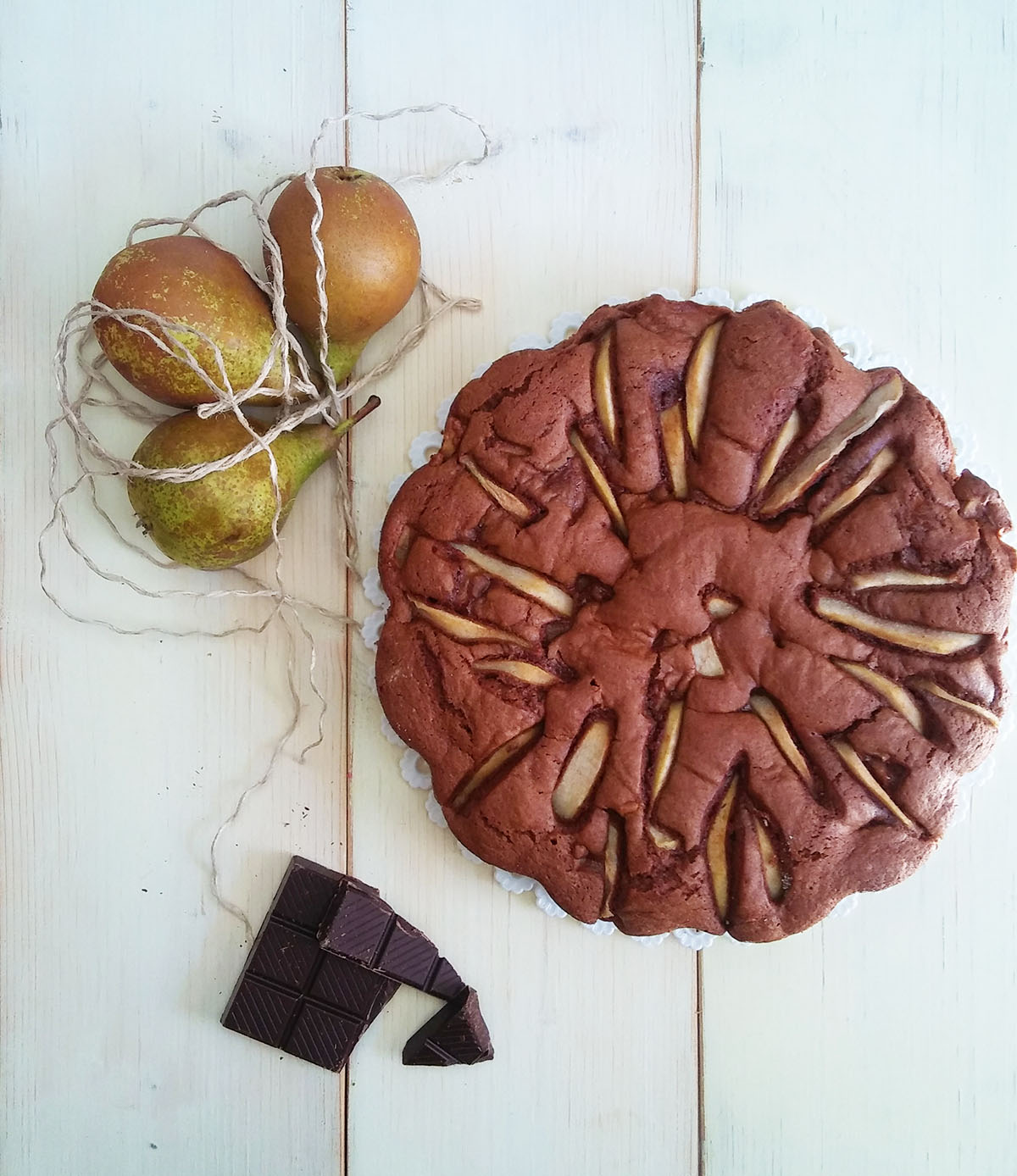 torta pere e cioccolato