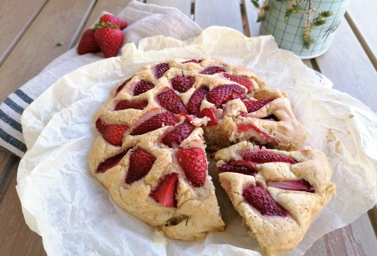 focaccia-dolce-alle-fragole